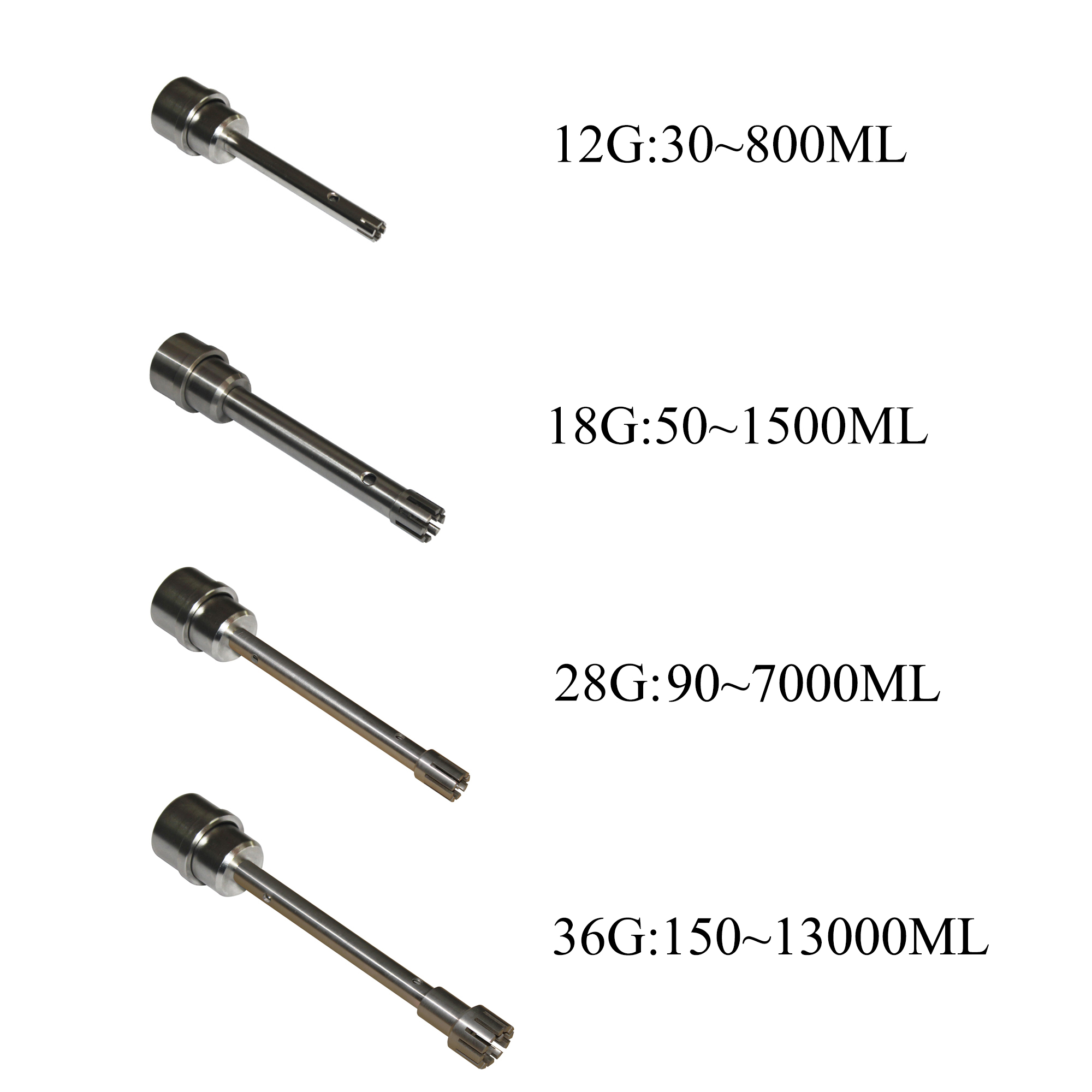 NADE SS304L homogenizer Working head 12G 30~800ml Suitable for lab homogenizer AD300L-H/AD200L-P