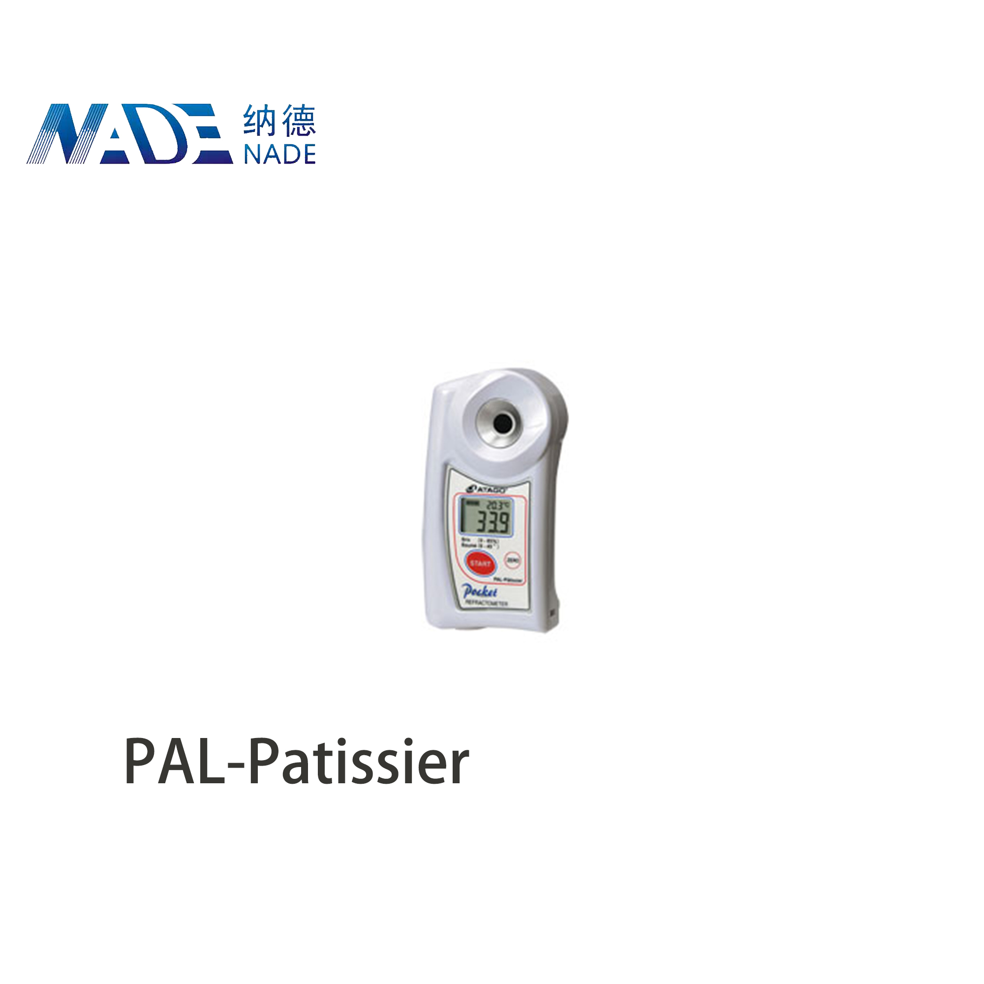 PAL-Patissier Digital Atago refractometer (polarimeter) hand held auto refractometer for Brix and Baume