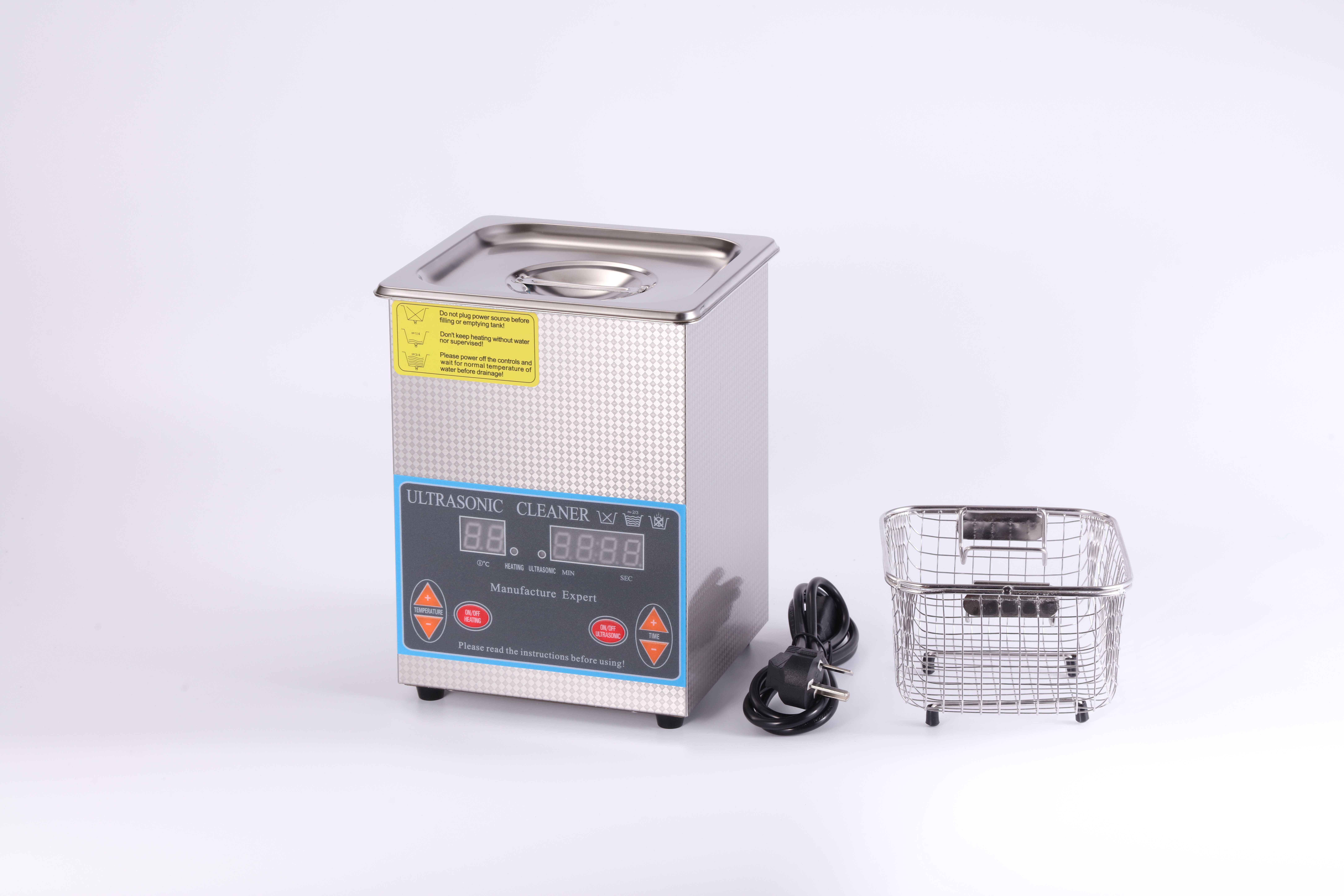 D60-2H Digital Display Timer Heated Ultrasonic Cleaner