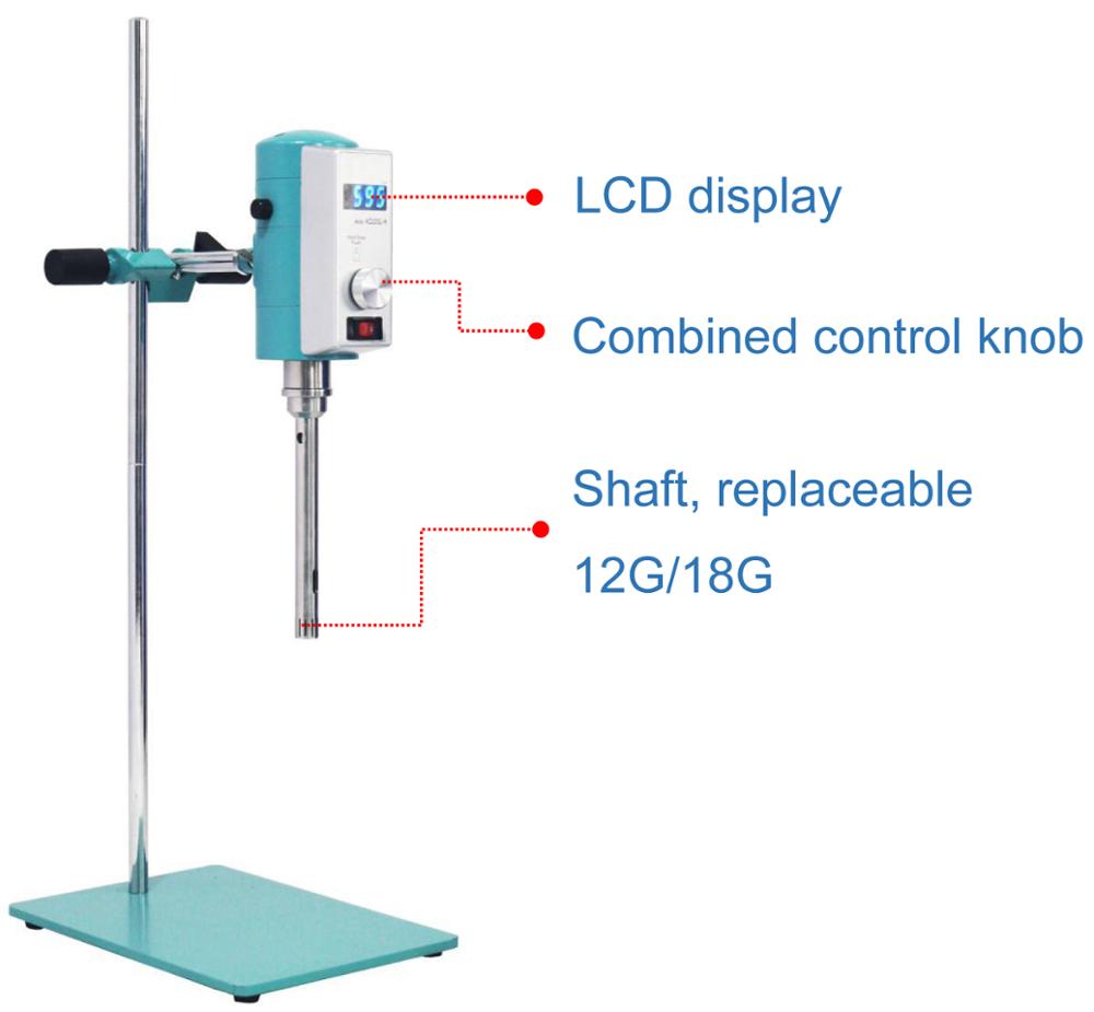 NADE SS316L homogenizer Working head 18G 50~1500ml Suitable for lab homogenizer AD300L-H/AD200L-P