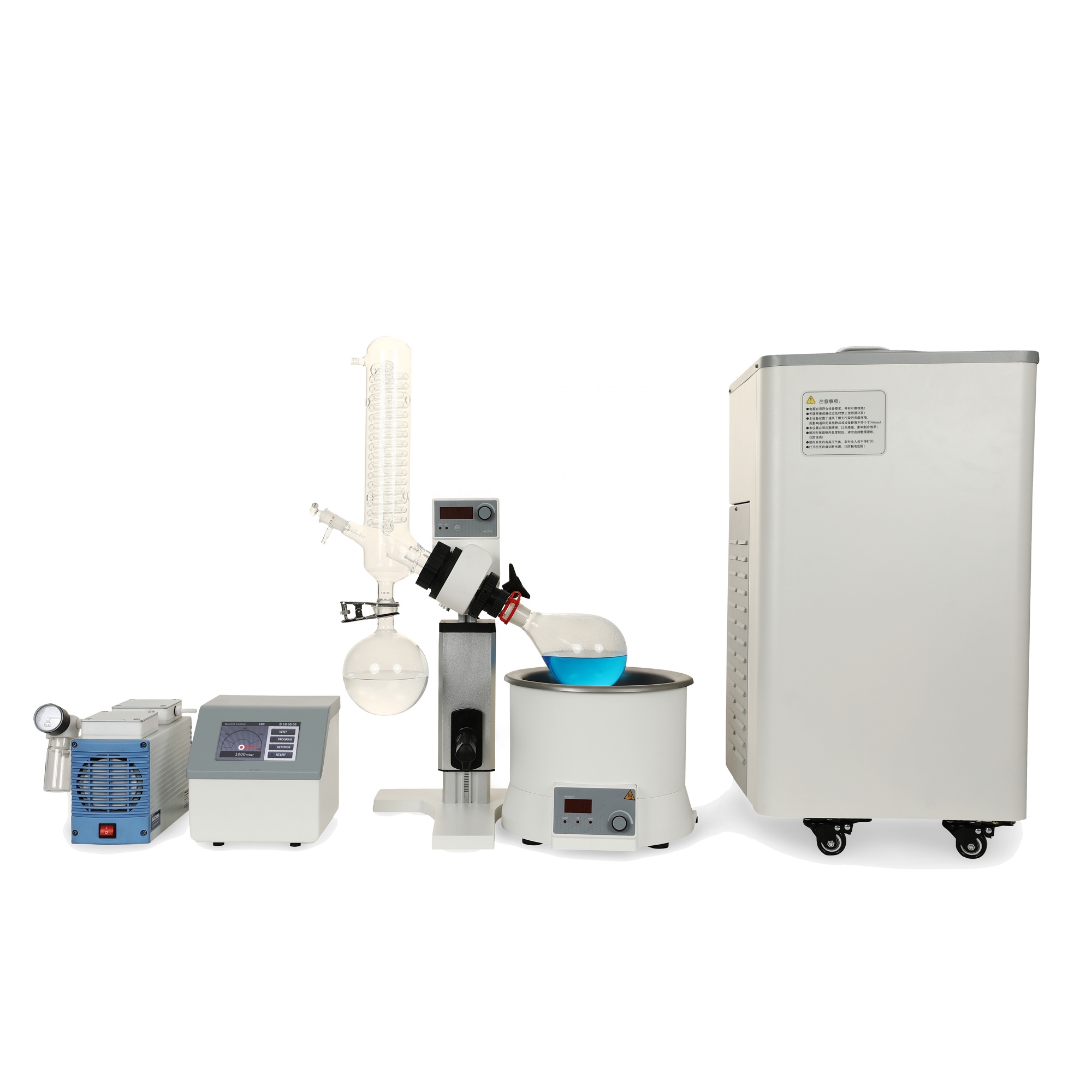 NADE 1200cm2 Vertical Condenser 1L Rotary Evaporator