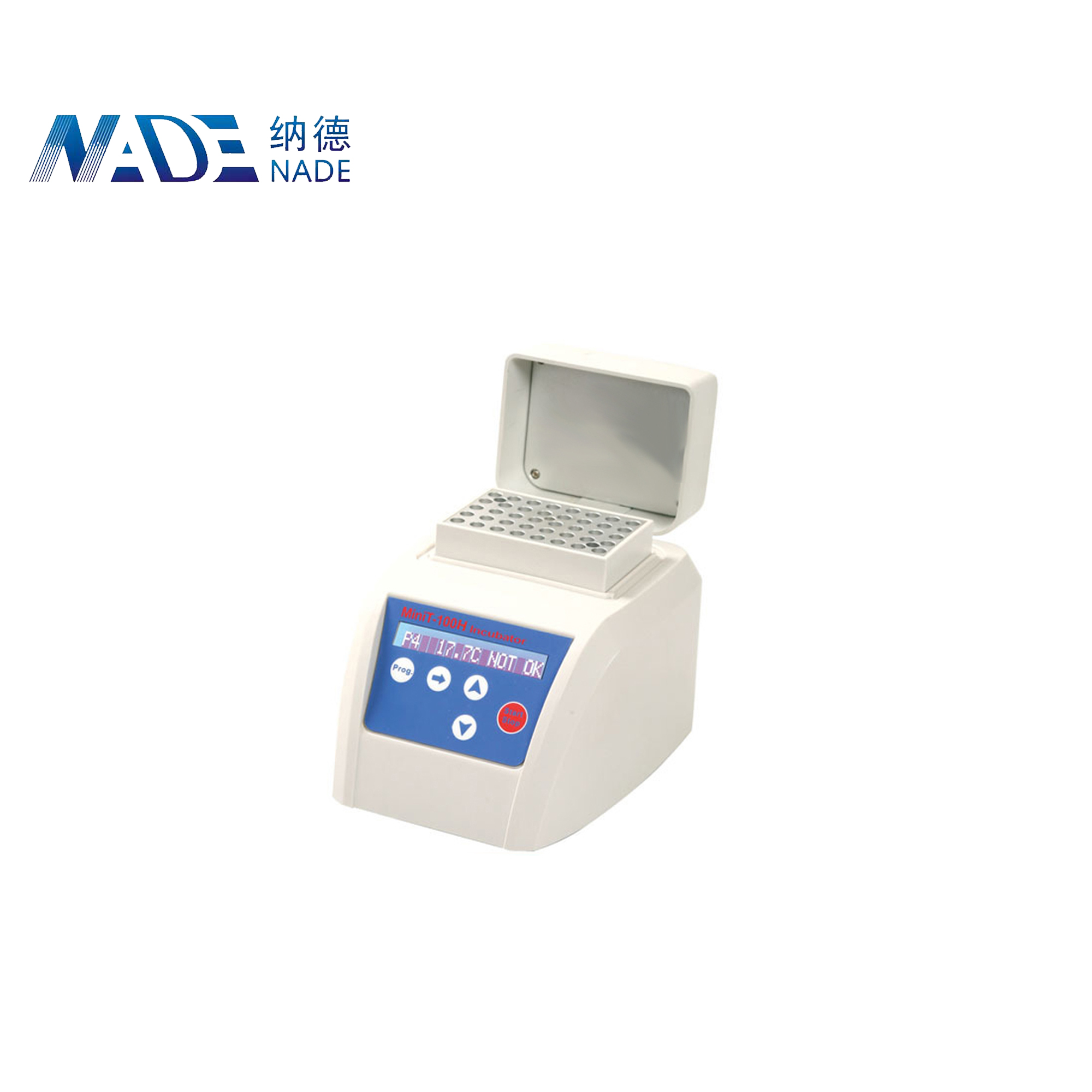 Nade Dry Bath Incubator MiniT-100H RT+5 to 100C Dry Block Heaters