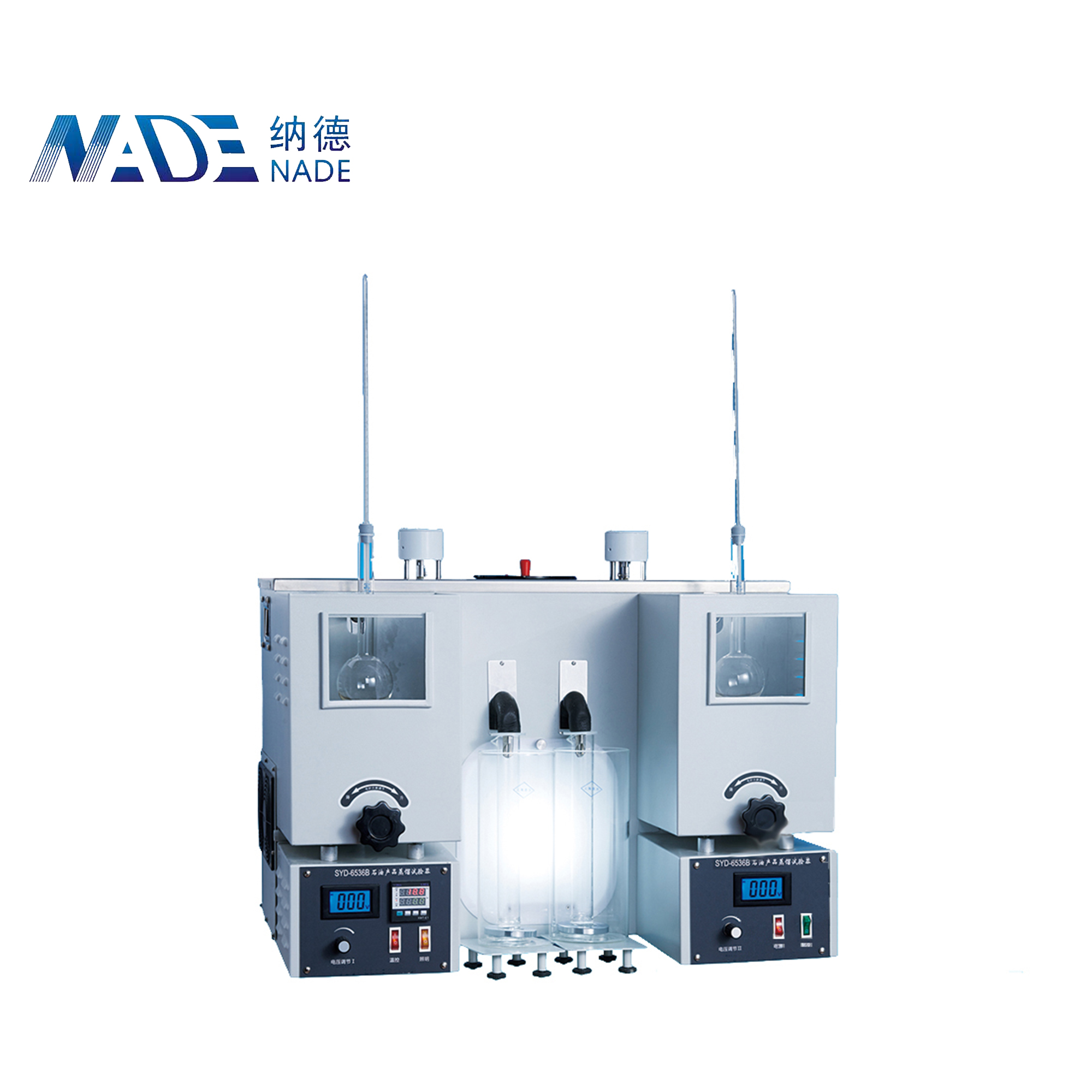 NADE SYD-6536B Laboratory Low Temperature Double tube Distillation Apparatus for Petroleum Products 100ml 125ml