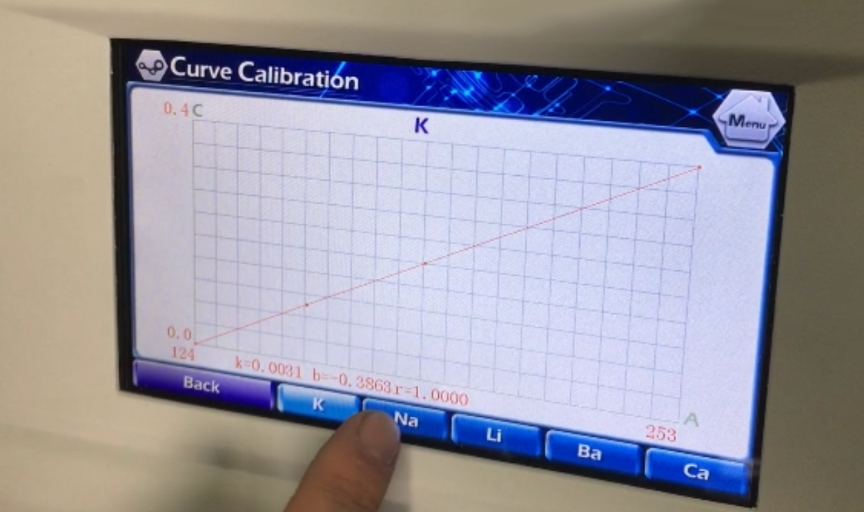 NADE Flame photometer FP6431 analysis K, Na, Ca of agricultural fertilizers or soil digital Flame photometer