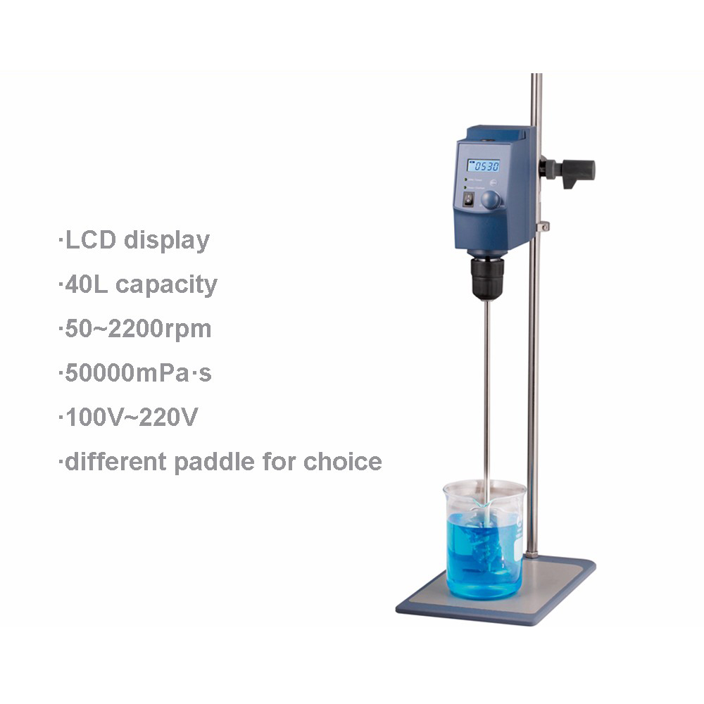 NADE 40L Laboratory LCD Digital Overhead Stirrer