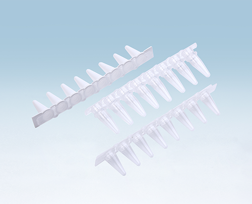 NADE pcr tube Lab Disposable PCR 8-tube 0.1ml/0.2ml 8 strips PCR tubes with cover
