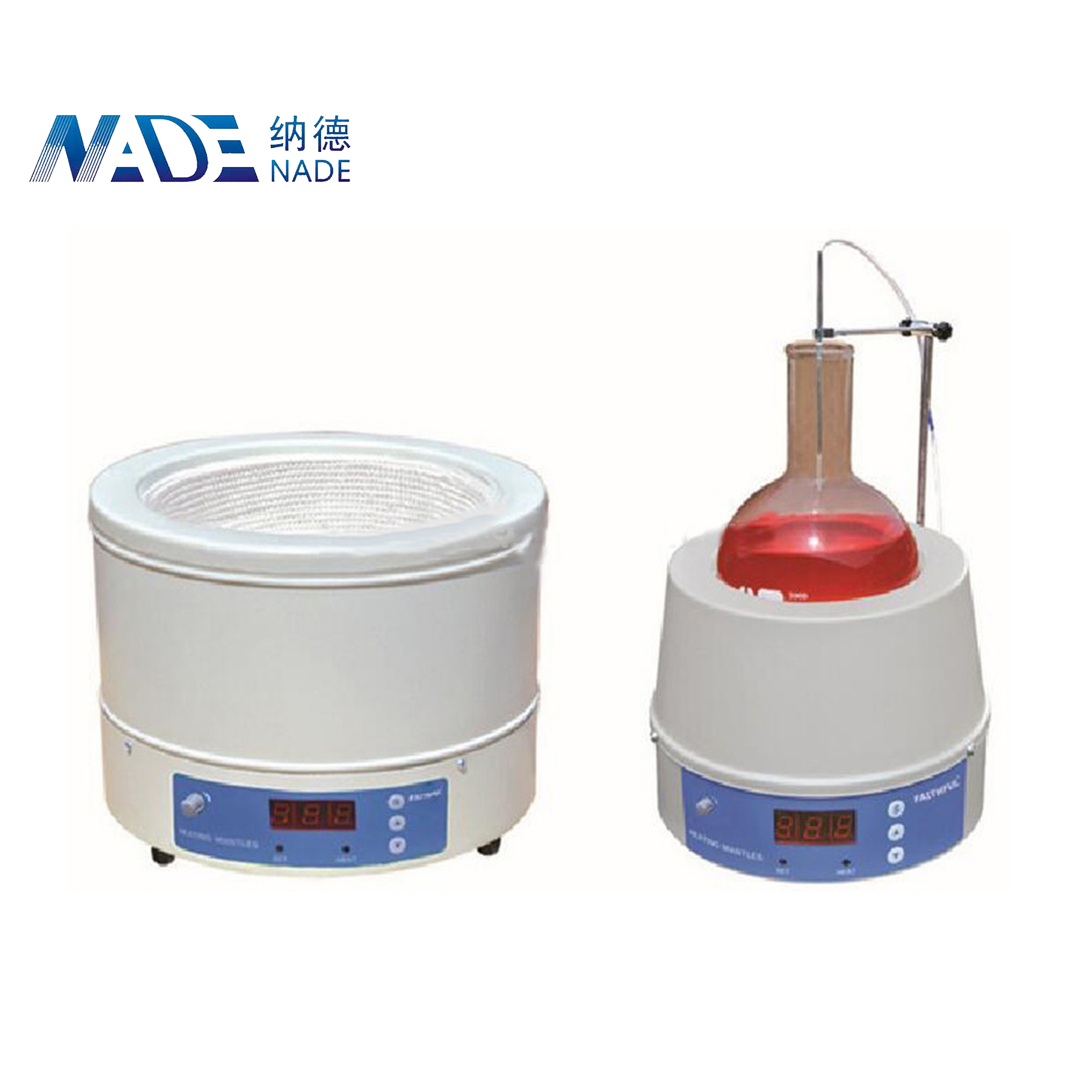 NADE 1400rpm 450C 50ml~20000ml Magnetic Stirring Heating Mantle