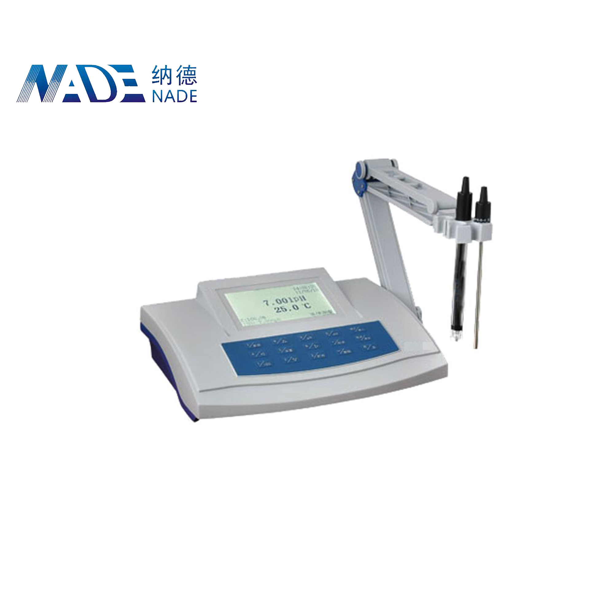 NADE Bench pH Meter PHSJ-3F (-2.00~20.00, 0.01pH)