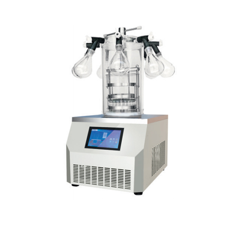 NADE LGJ-10D Multi-Manifold Top Press Type Laboratory Normal Lyophilizer/freeze drying equipment/freeze dryer